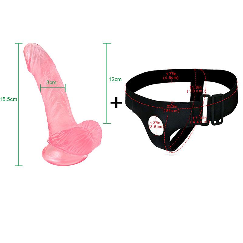 Lesbian Strapon Dildo Panties Realistic Penis Strap-on Dildo Butt Plug Belt Gay Anal Plug Suction Cup Sex Toys for Women