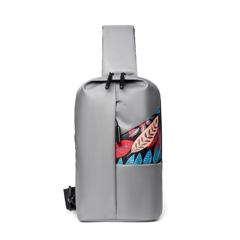 

Сумка через плечо Мужская деловая нагрудная сумка Повседневная мужская сумка-мессенджер Маленькая сумка Дышащая и легкая серый