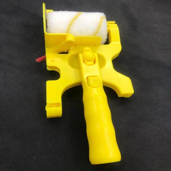 1 Set Paint Edger Roller Brush Ergonomic Handle Smooth Edge Detachable Reusable Comfortable Grip Multifunctional Paint Roller Brush Paint Edger Kit