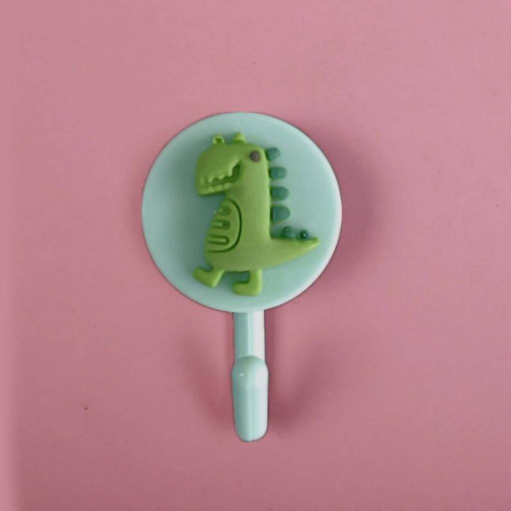 Adhesive Hooks Cute Cartoon Style Premium Plastic Eco Friendly Durable Adhesive Wall HooksPumpkin