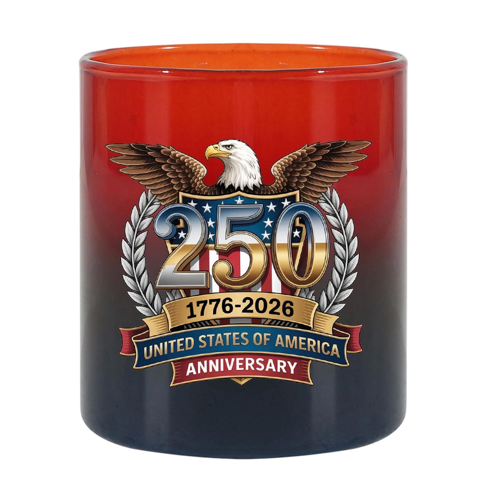 

Commemorative Ceramic Mug with 250th Anniversary United States of America 1776 to 2026 Eagle Emblem Design for Daily Use and Display One Size