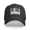 Piano Sticker Baseball Cap Sunhat Beach Bag Derby Hat Women Men's
