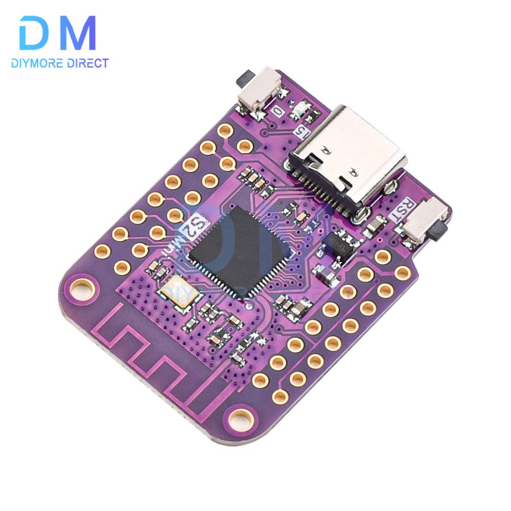10Pcs ESP32 S2 Mini WiFi Board Based ESP32-S2FN4R2 ESP32-S2 4MB Flash Type-C Connect Compatible with MicroPython