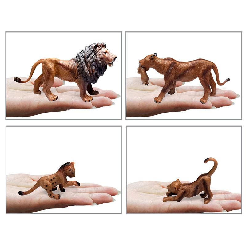 Figure Lion Action Cartoon Model Toy Decoration Doll Children Ornament Gifts