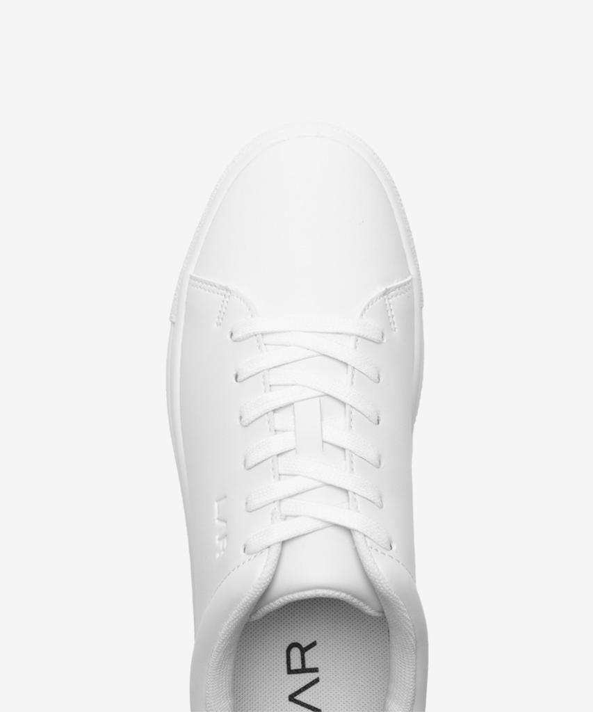Lar Recycled Leather Earth Sneakers 3.0 [White] (Heel 3.5Cm)