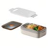 Wiederaufladbare, rostfreie Stahl-Lunchbox mit Heizfunktion, erhitzt Essen in 10 Minuten ohne Wasser, Lebensmittelbehälter