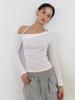 ETMON Twisted Halter T-Shirt, Ivory