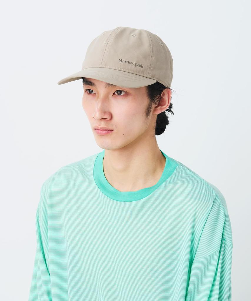 Snow Peak Light Dobby Cloth Cap Headwear Cap Hat Black One CH-26SU003 Men's Women's