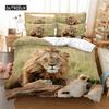 Deep Lion Bedding Set Duvet Cover Set 3d Bedding Digital Printing Bed Linen Queen Size Bedding Set Fashion Design