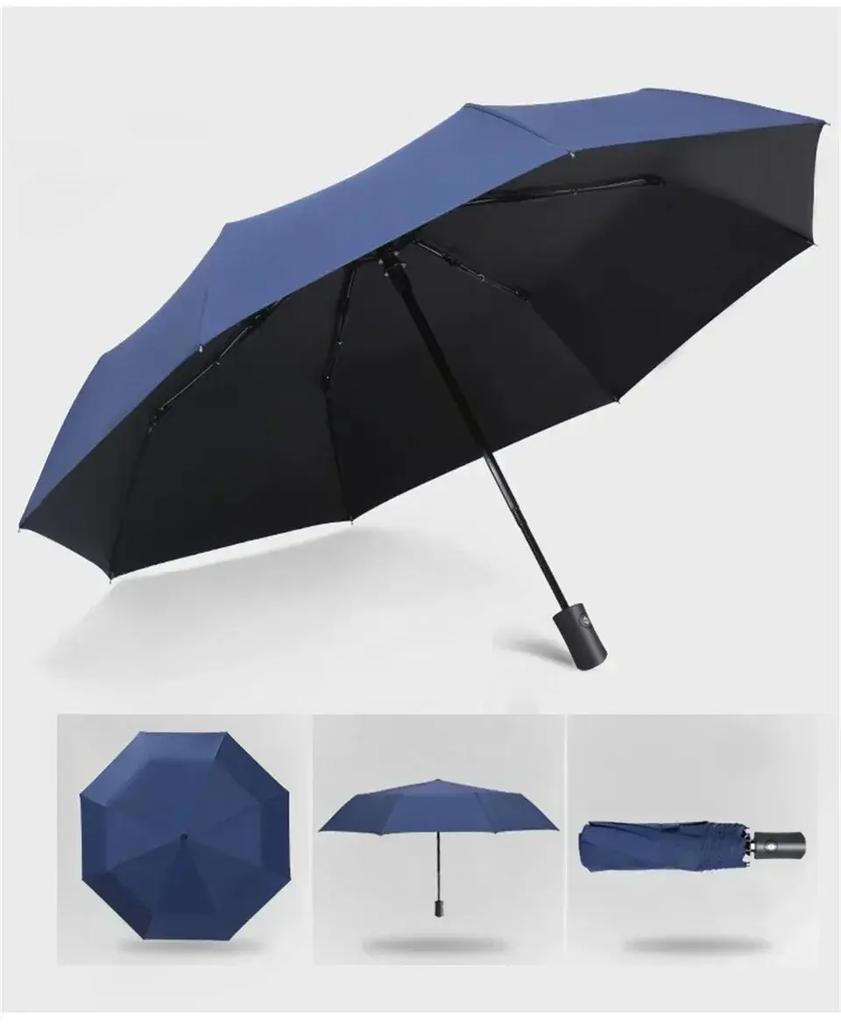 Fashion Large Travel Umbrella, Heavy Duty Windproof Waterproof Umbrella, Fully Automatic Open And Close Golf Umbrella, UPF50+ UV