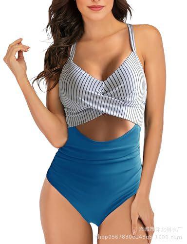 New women s sexy one-piece swimsuit belly swimsuit sexy hollow swimsuit S