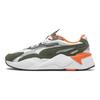 Puma Rs-X Tessuto Metallizzato Misto Pelle Stratificata Sneakers Casual Sneakers da Donna Bianco Verde 374668-01