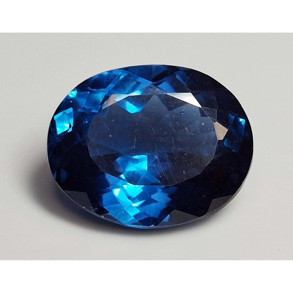 Oval Cut Natural Blue Tourmaline 23-25 Ct Stunning Certified Loose Gemstone