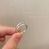 French Retro Blue Butterfly Ring Design Sense Temperament Personality Simple Cold Sense Versatile Ring