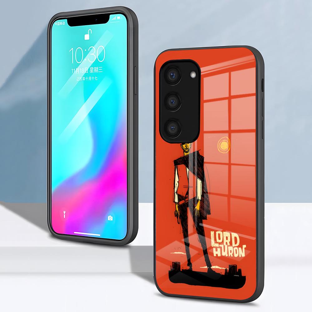 

L-Lord H-Huron Band Phone Case For Samsung S26 S25 S24 FE S23 S22 S21 Plus S20 Ultra Note20Ultra Black Glass Cover Galaxy S24 plus