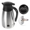 1000ML 12V 24V Stainless Steel Electric In Car Kettle Travel Thermoses Heating Water Bottle