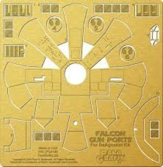 Paragrafix DeAgostini Millennium Falcon Gunport Photograved Decal Set 1/43 & [Предмет]