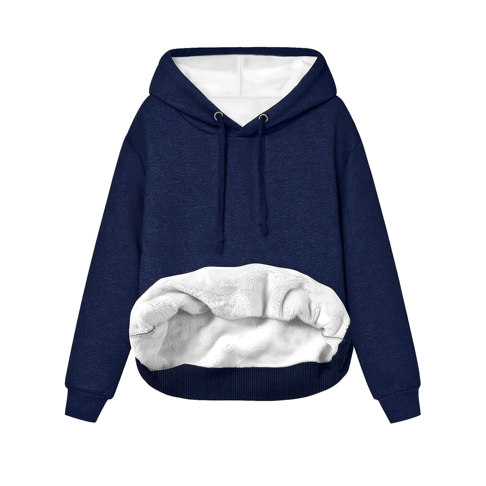 

Женский повседневный худи однотонный свитшот S