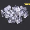 VCE [100-Pack] UL-Certified RJ45 Through-Type Connectors for CAT6, CAT5E, and CAT5 LAN Cables, Easy Wiring, Break-Resistant, 23-26AWG