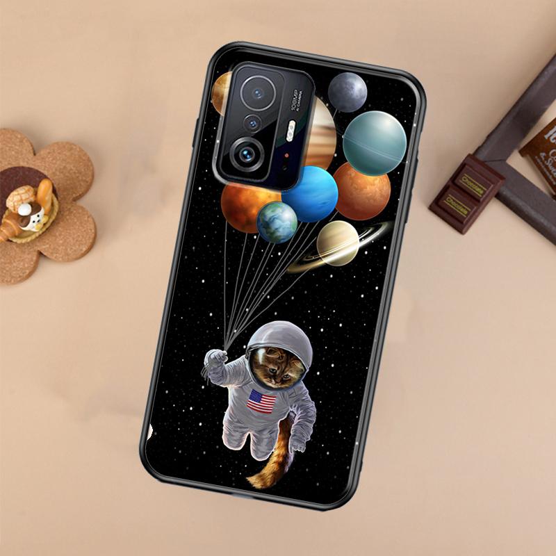 Cats In Space Case For Xiaomi POCO X7 X6 Pro X3 X5 M6 F3 F5 F6 Pro 11T 12T 13T 14T Pro 13 14 Ultra Cover