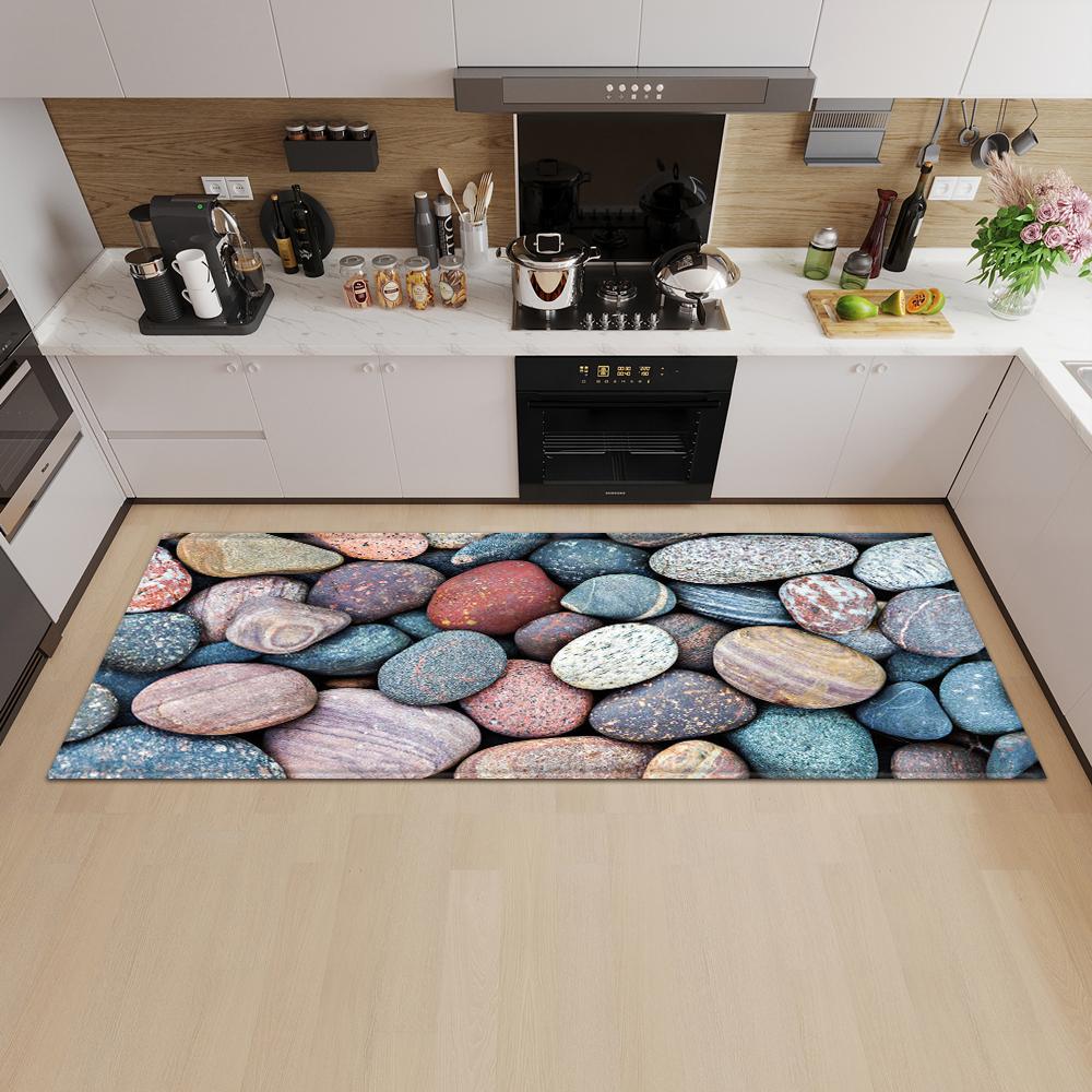 Kitchen Mat Entrance Door Mat Living Room Bedroom Long Carpet Corridor Non-slip Floor Children's Carpet