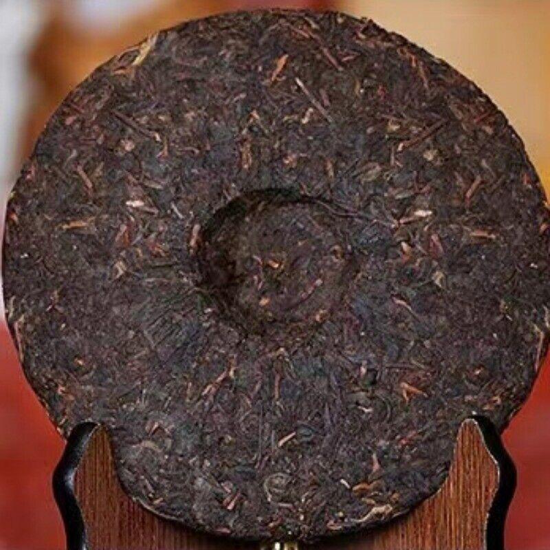 357g Yunnan Qizi Shu Puerh Cake Tea 2004 Menghai 7572 Old Pu-erh Ripe Tea Cake
