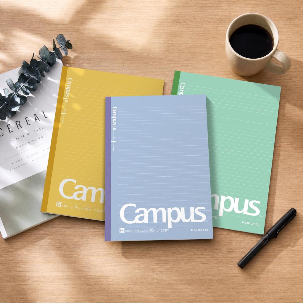 Kokuyo Campus Notebook 5-Pack B5 Dot Lines No-3CBTX5 30 Sheets