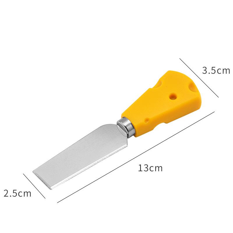 1 buc cuțite de brânză tacâmuri mâner din lemn oțel inoxidabil unt spatulă furculiță lingură lopată plată bucătărie creativă instrumente de gătit