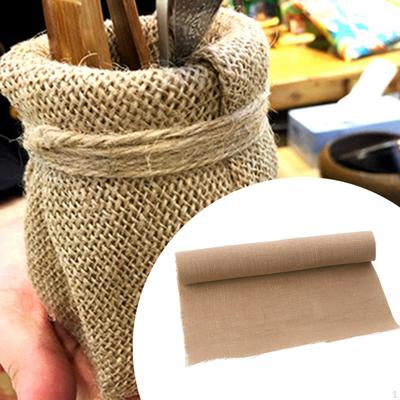 Linen Fabric Handmade Material DIY Multipurpose Lightweight Needlework Sewing Cloth for