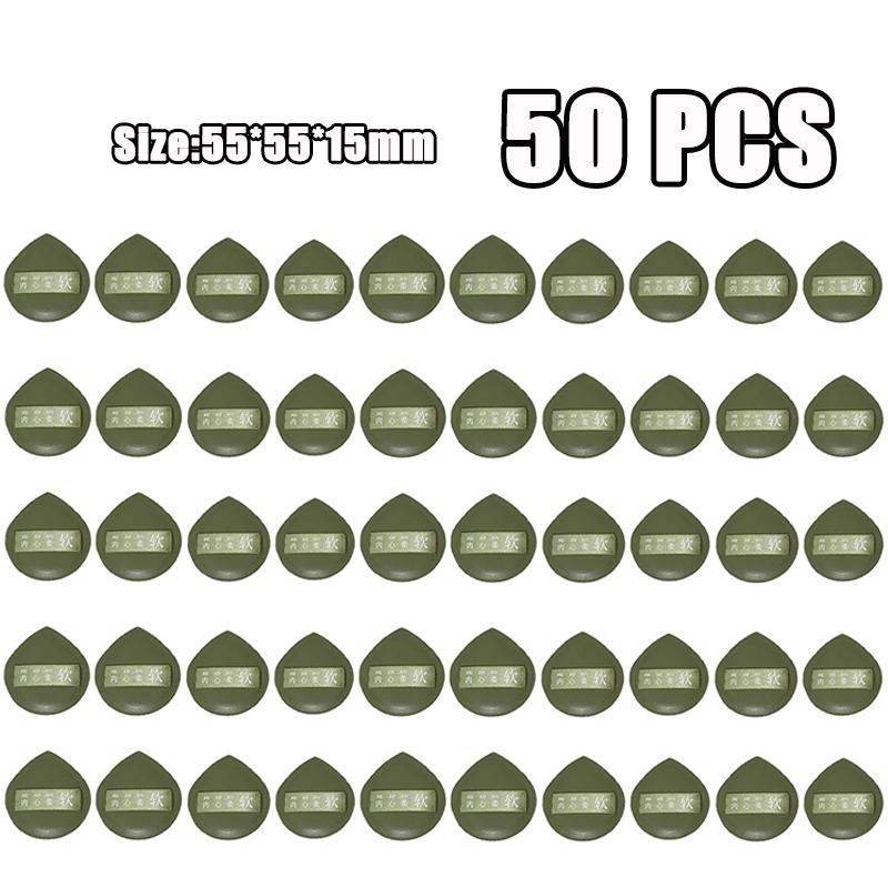 50 PCS Water Drop Air Cushion Powder Puffs Soft Thickened Sponge Face Concealer Foundation Cosmetics Puff Beauty Cosmetics Tools