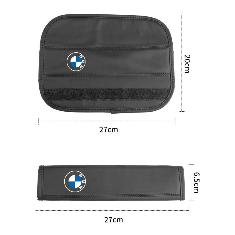 PU Leather Car Seat Belt Shoulder Cover Protection Padding Pad For BMW E46 E90 E60 F10 E39 F30 E36 E87 E90 E30 E53 F31 E92