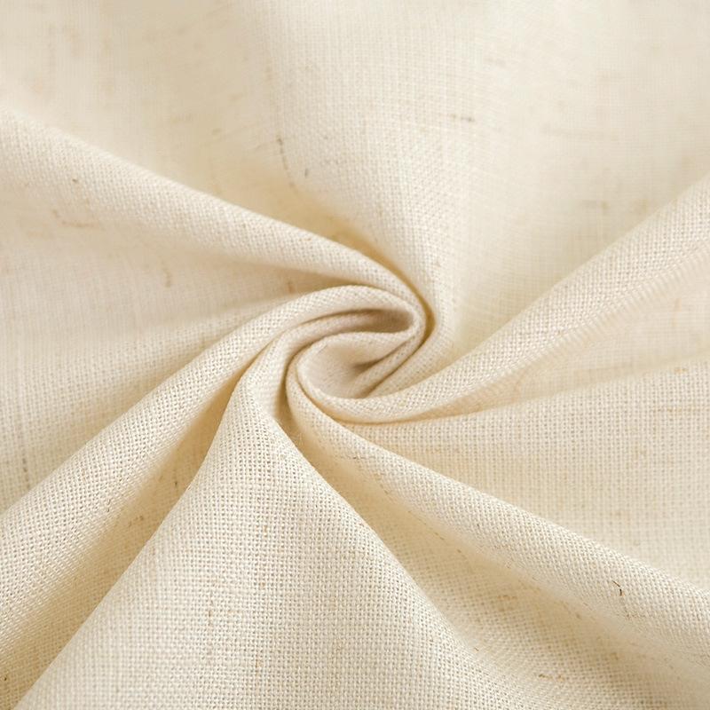 Solid Color White Household Table Cloth Primary Color Cotton And Linen Tablecloth Coffee Table Original White Linen Tablecloth