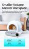 New T1 65L Automatic Smart Cat Litter Box Closed Cat Litter Box Self Cleaning Application Control Ionic Fragrance Pet Toilet Trash Tray
