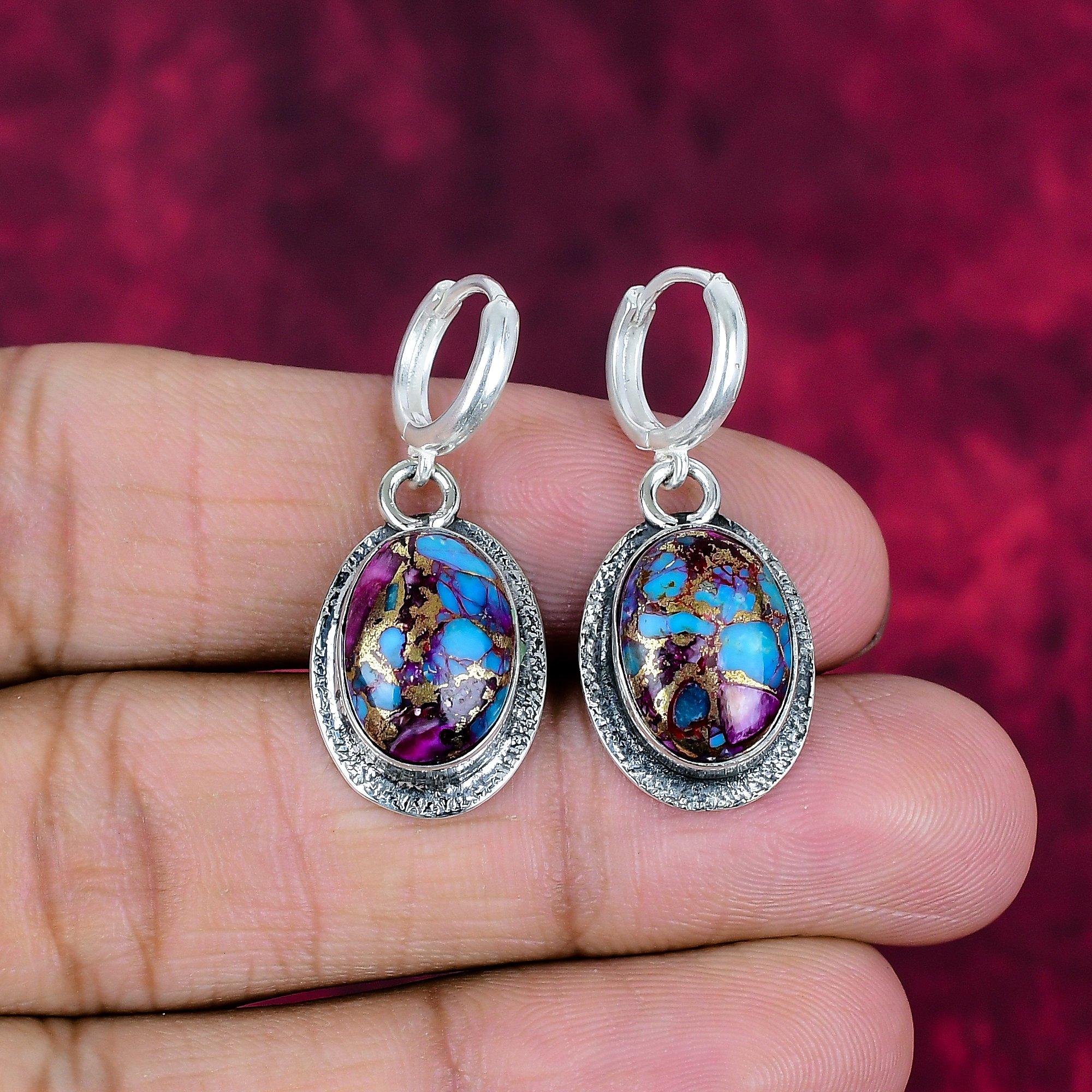 

Розовые колючие серьги из медной бирюзы, Серьги из драгоценных камней ручной работы, Серьги из стерлингового серебра 925 пробы, Антикварные украшения, Для подарка на помолвку 1.38 Inches розовый