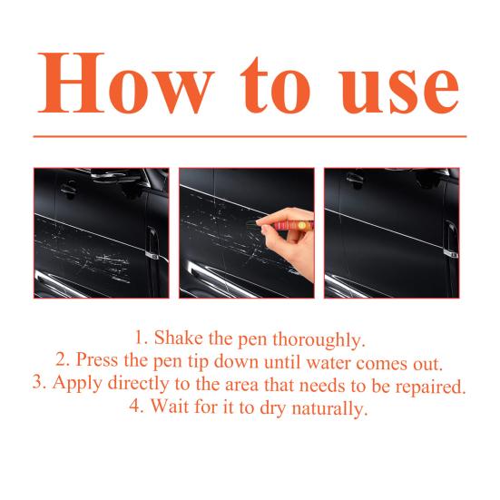 Car Scratch Repair Pen Weatherproof Touch Up Paint Pen Easy-to-Use Vehicle Scratcher Effective Scratch Repair Auto Paint Scratch Remover