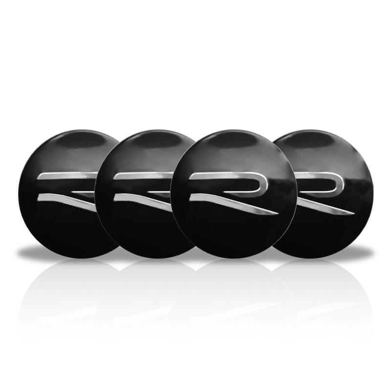 

4pcs 56mm 60mm 65mm Car Wheel Center Hub Cap Rim Cover For VW Volkswagen Passat Tiguan Golf Sharan Emblem Stickers Accessories 4Pcs 56mm Sticker