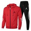 Mens Slim Fit Hooded Sweatshirt Jogger Pants Set Casual Sportswear Outfit