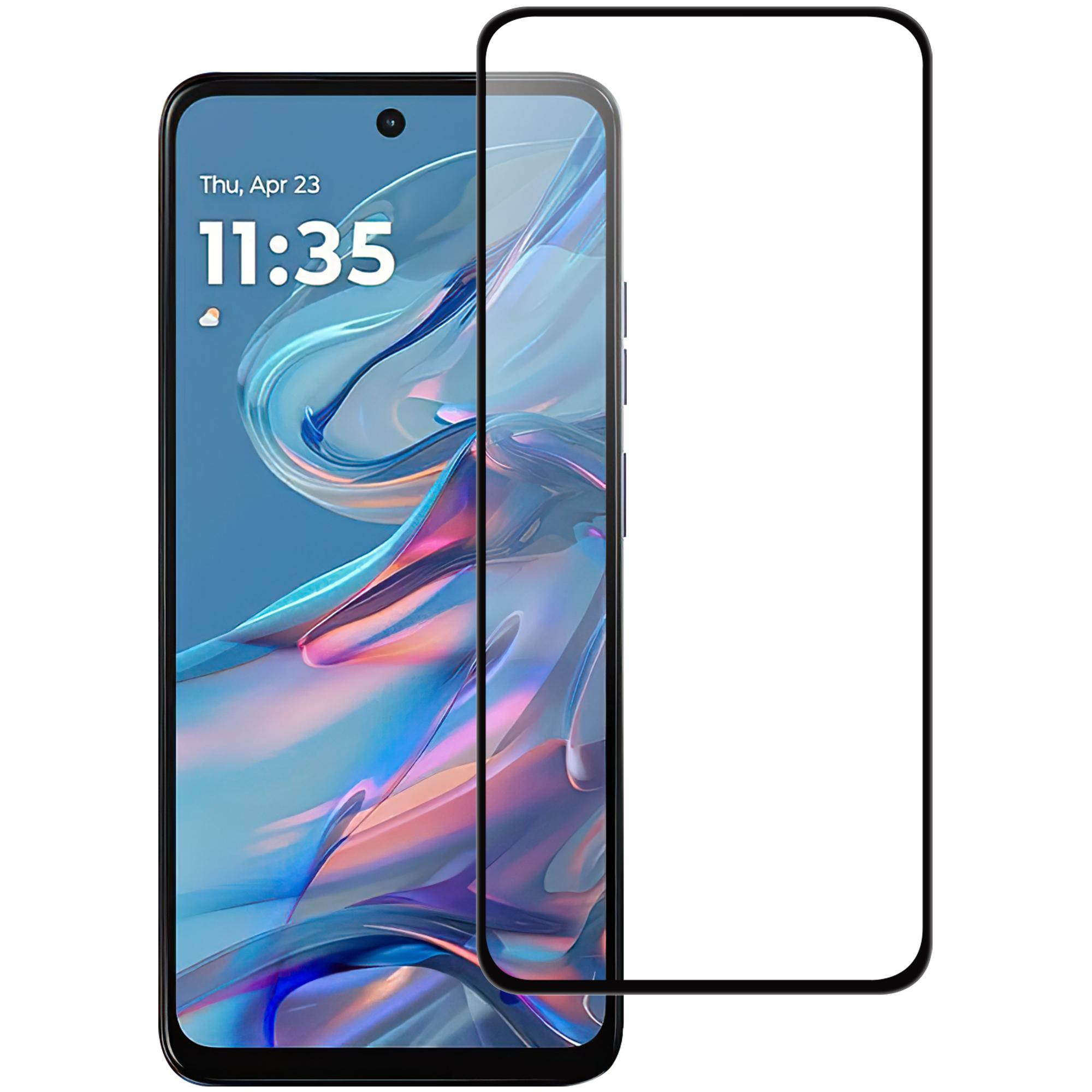 

Для Motorola Moto G45 5G Захисне скло AGC Повний клей Чорна рамка Плівка для екрану Type A