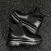 Leather Ankle Boots For Man Genuine Leather Big Size Boots High Quality Designer Casual Formal Outdoor Boots Platform
