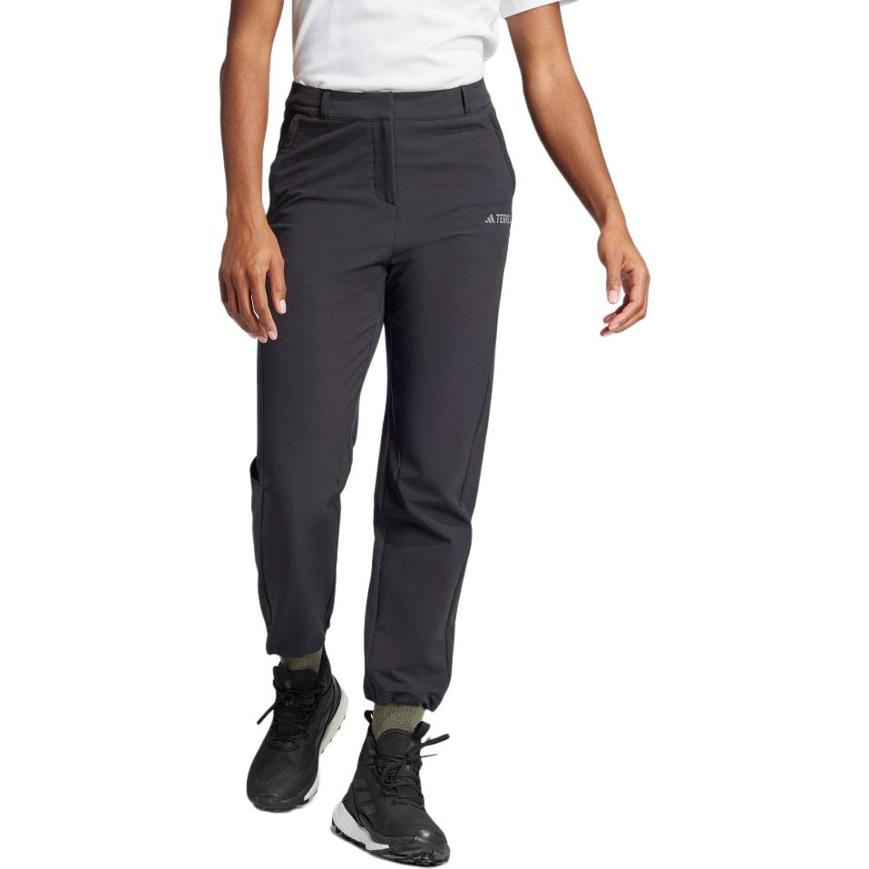 New Adidas Knitted Sports Pants Women's Black JI5921