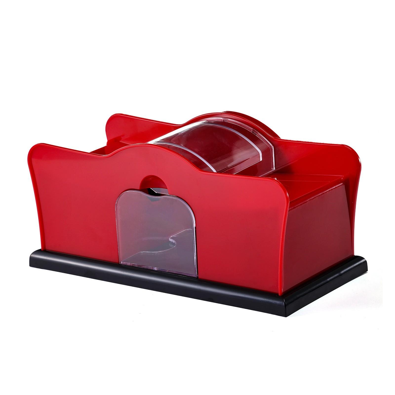 

Шаффлер Ручной шаффлер, Шаффлер для настольных игр, Эффективный и упорядоченный инструмент для перемешивания One Size красный