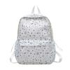 Schoolbag new middle and high school girls schoolbag simple Korean version versatile cute backpack large capacity leisure travel backpack