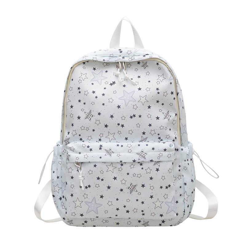 Schoolbag new middle and high school girls schoolbag simple Korean version versatile cute backpack large capacity leisure travel backpack
