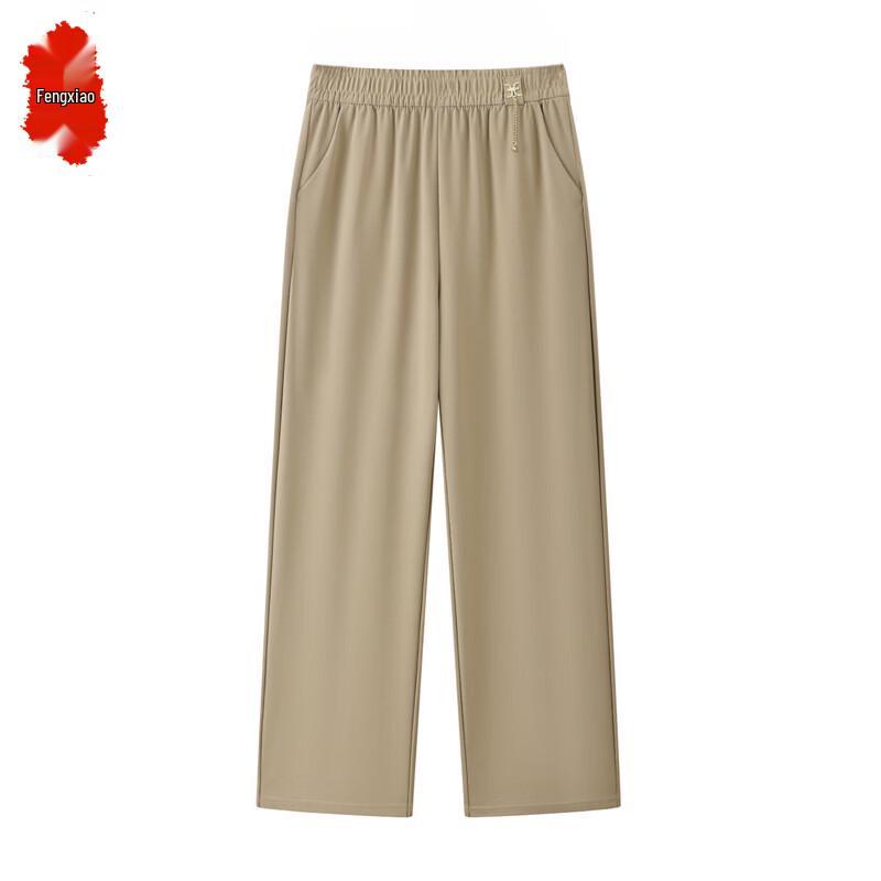 

Mom s Summer High-Waist Straight Cropped Pants 3XL