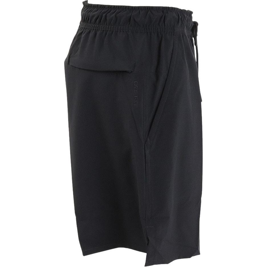 Nike Solid Color Logo Embroidered Drawstring Shorts Men Bottoms Black DV9341-010