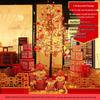 2.1m Chinese New Year God of Wealth Tree Light Decoration Set