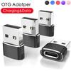 5 шт. USB Type C Female на USB Male Type-c Адаптеры-зарядные устройства Конвертер OTG для Macbook Xiaomi iPhone Huawei Передача данных Зарядка