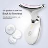 Anti-Wrinkle Face and Neck Massager with LED Light, EMS Vibration, Skin Tightening, Pore Cleansing, Dolphin Tail Design Less