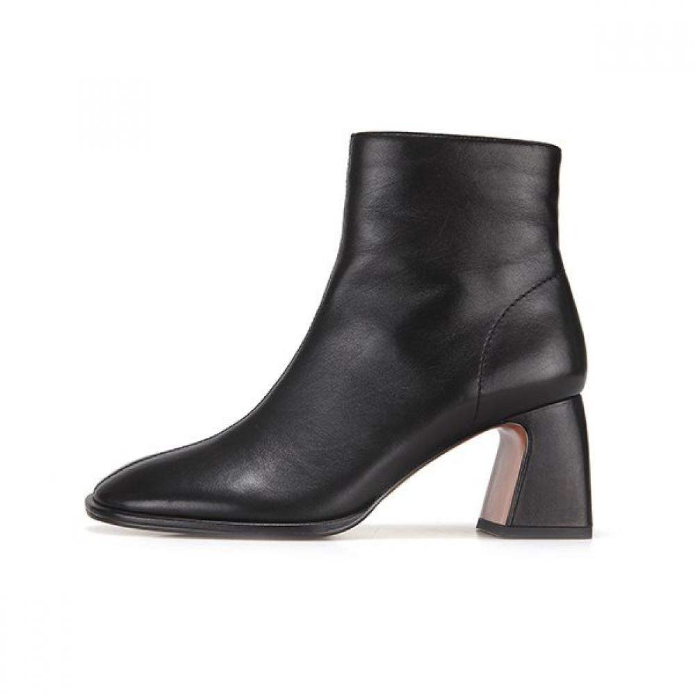 Barbara Leather Basic Daily 7cm Ankle Boots Bbe833bk
