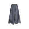 Navigare Women's Flowy Pleated A-line Maxi Skirt